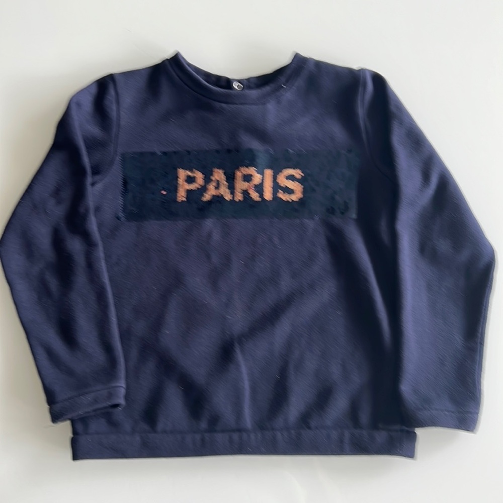 Jacadi Girls  jumper - Paris/London -10y
